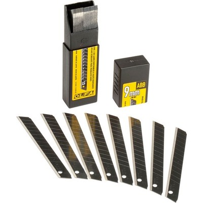 OLFA 9mm Black Ultra-Sharp Snap-Off Blades (50 Pack)