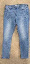 Women's Old Navy WOW Super-Skinny High Rise Denim Jeans Size 14 Light Wash