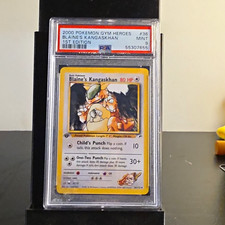 Pokemon TCG Gym Heroes Blaine's Kangaskhan 36/132 Rare Reg 1st PSA 9 ENG on eBay