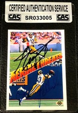 JIM EVERETT HENRY ELLARD Auto CAS DNA Authentic 1991 Upper Deck PSA PoP 1