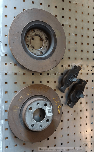 71738373 Disco freno ant. SX LANCIA DELTA 2.0 HPE 16V Ber. 3p/b/1995cc - Foto 2 di 2