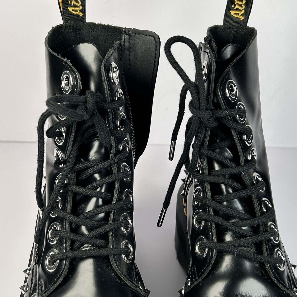 超美品⭐︎Dr.Martens/STUD/UK4 Dr Martens JADON MAX STUD Boots US6 UK4 Women Black Silver