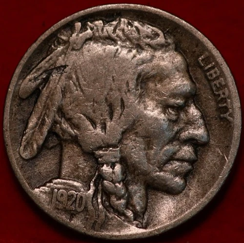 1920-D Buffalo Nickel — photo from another recent sale