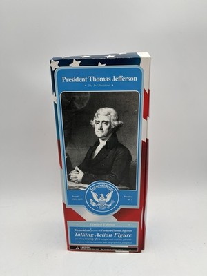 THOMAS JEFFERSON Toy Presidents 2003 12'' Talking Action Figure Limited Edition