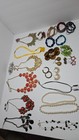 Lot of Vintage Costume Jewelry All Wearable Necklaces Old Stock, mixed color — photo 1