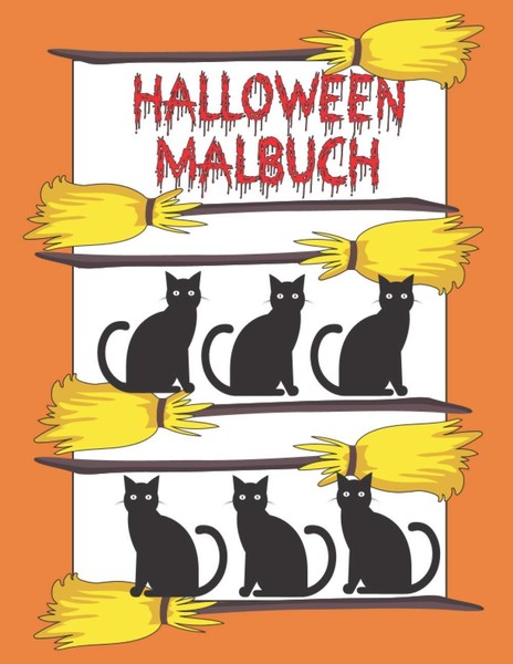 Halloween Malbuch FüR Kinder 2-12 Jahre - Gruselige Motive, KüRbisse, Vampire-image