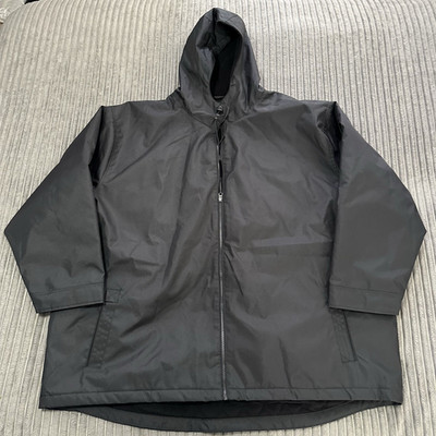 Harbor Bay by DXL Mens Jacket Mens 4XL Black Quilt Lined Full Zip Hooded