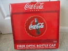 Vtg Coca-Cola Fiber Optic Light Bottle Cap Sign NIB 13.5" – Official Licensed