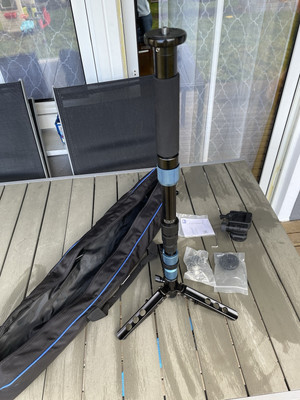 SIRUI P-204SR Einbeinstativ Alu, 160cm, Standfuß, Kugelgelenk, abnehmbare Spinne
