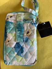 Nicole's Boutique Muñequera Acolchada Billetera Cremallera Alrededor Estuche para Teléfono con Correa - NUEVO