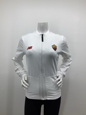 AS Roma, giacca bianca New Balance, taglia GIOVENTÙ XL