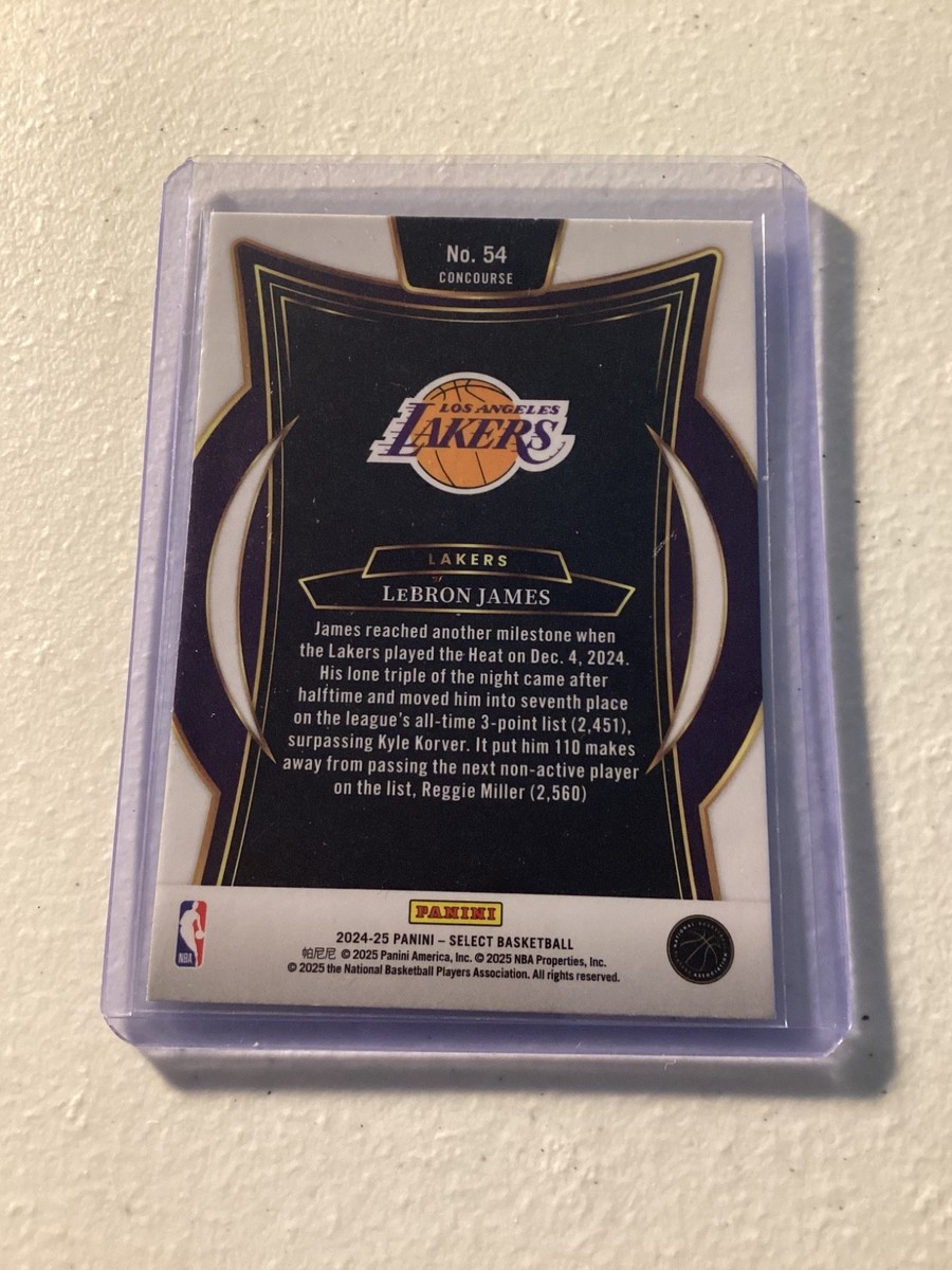 NBA COLLECTOR レブロン シークレットあり 2024-25 Panini Select - Concourse LeBron James #54 | eBay