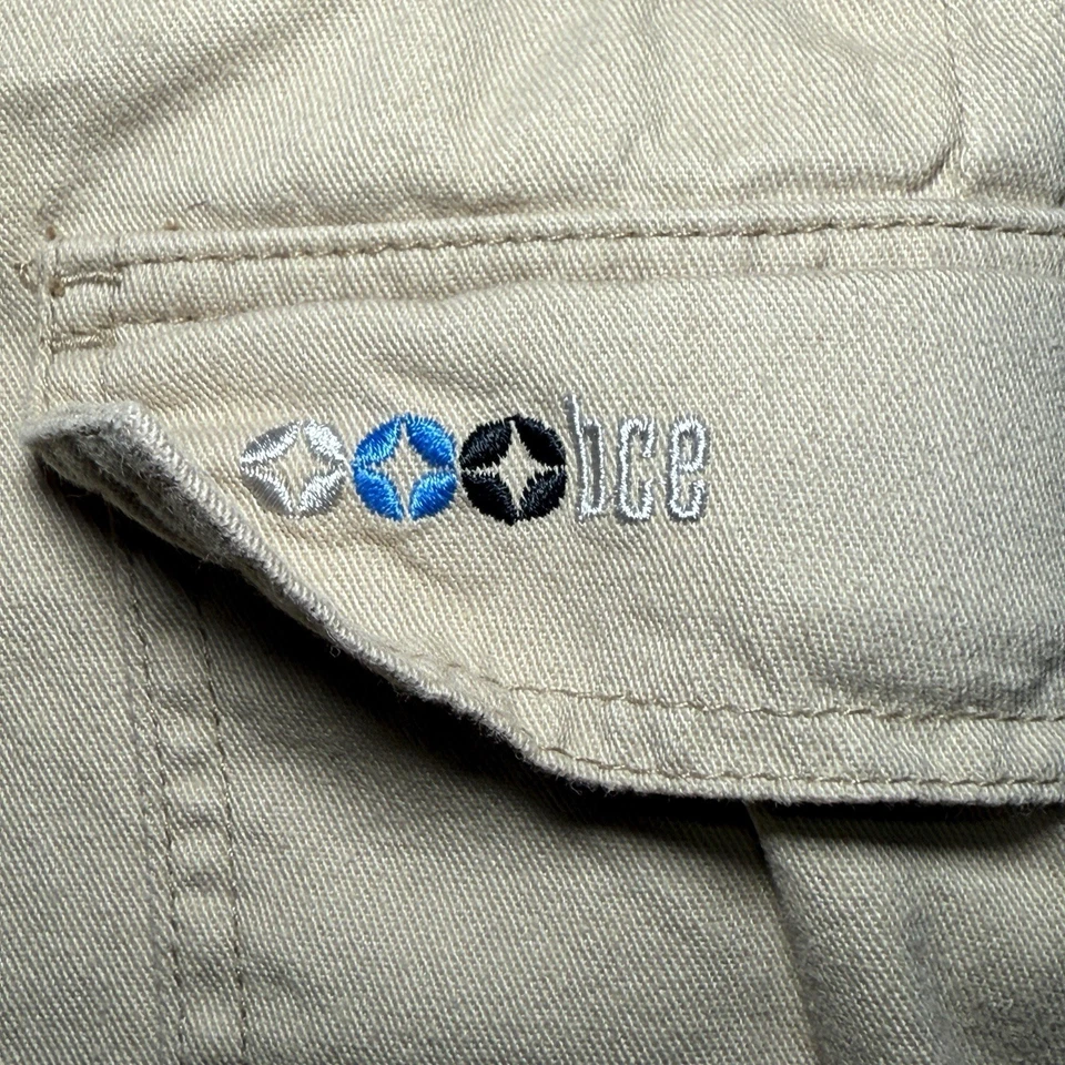 Pantalones cortos cargo vintage años 90 BC Ethic holgados caqui Foto 2 de 4