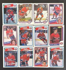 MONTREAL CANDIENS 1980's Vintage Mixed Lot of 12 Cards