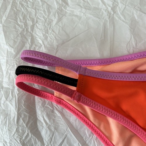 Victoria's Secret | Slip bikini donna sfacciato con spalline arancione rosa nero - Foto 6 di 9