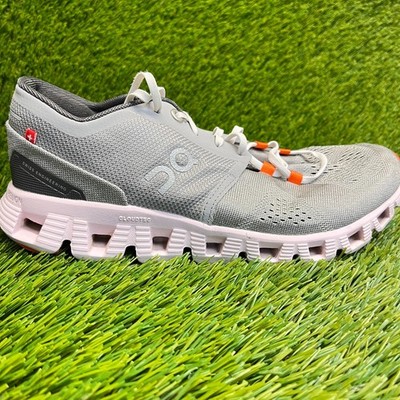 On Cloud X Alloy Gray Lily Pink Womens Size 6.5 Athletic Running Shoes Sneakers