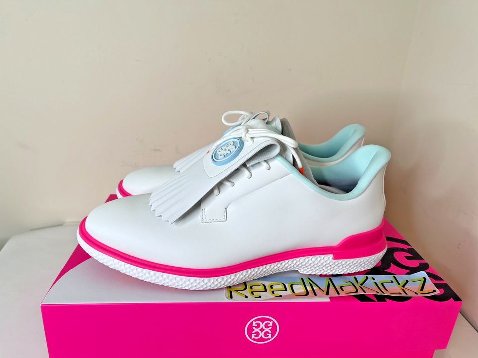 G/FORE GALLIVAN2R KILTIE GOLF SHOES WHITE PINK WOMENS SIZES | eBay