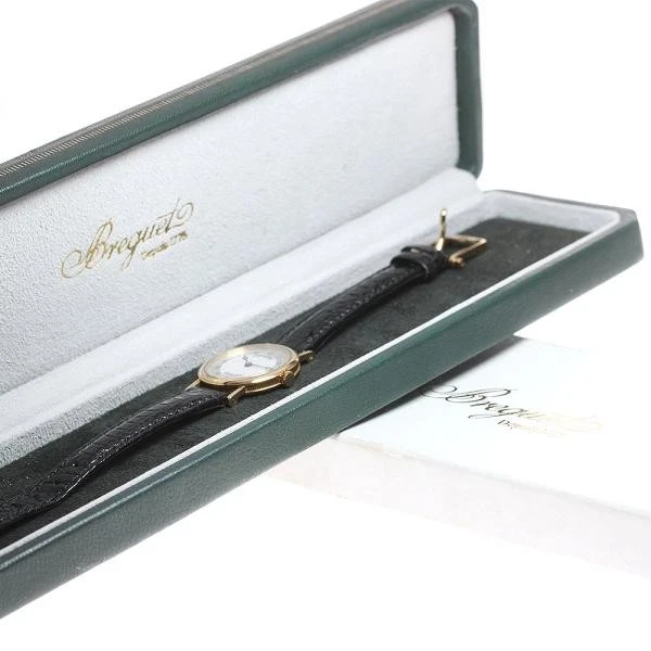Breguet — Breguet Classique 8550 24mm YG Silver Dial Hand-Winding Watch #C12207