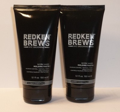 Redken  Brews   Work Hard Molding Paste  2 x 150ml