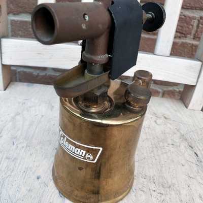 Extrem seltener Coleman Gold Torch Burner Vintage Betrieb nicht bestätigt