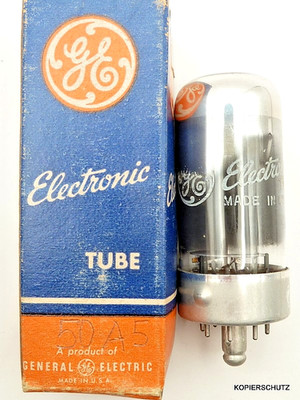 Röhre/TUBE-Elektronenröhre- 50A5 - GENERAL ELECTRIC - sehr gut in OVP -