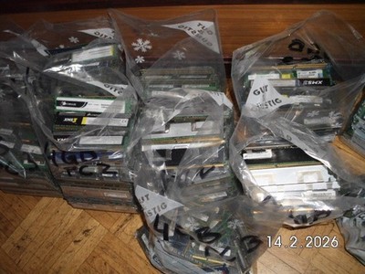 Posten /  200 Stück Arbeitsspeicher DDR2 DDR3 DDR4 Server PC Notebook RAM Riegel