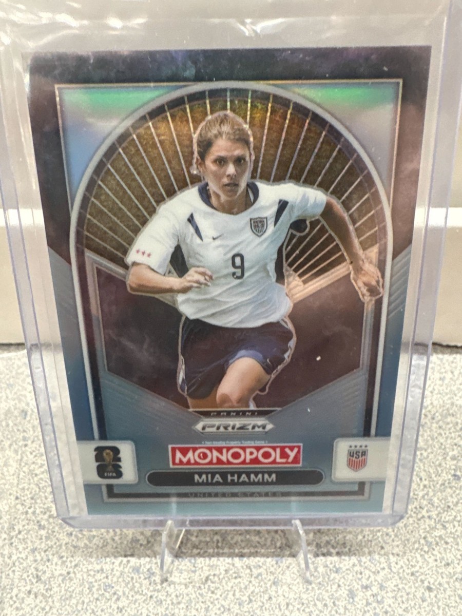 2026 Panini Prizm FIFA World Cup Card #91 Mia Hamm - USWNT, Silver