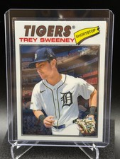 Trey Sweeney 2026 Topps Heritage Chrome Base #203 - Detroit Tigers
