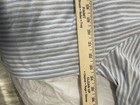 Amanda Stewart Cozy Cotton Nightgown Cottagecore 1X White Blue Stripe Henley — photo 7