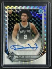 DYLAN HARPER 2025-26 BOWMAN CHROME #BCA-DH ROOKIE GEOMETRIC REFRACTOR AUTO SPURS