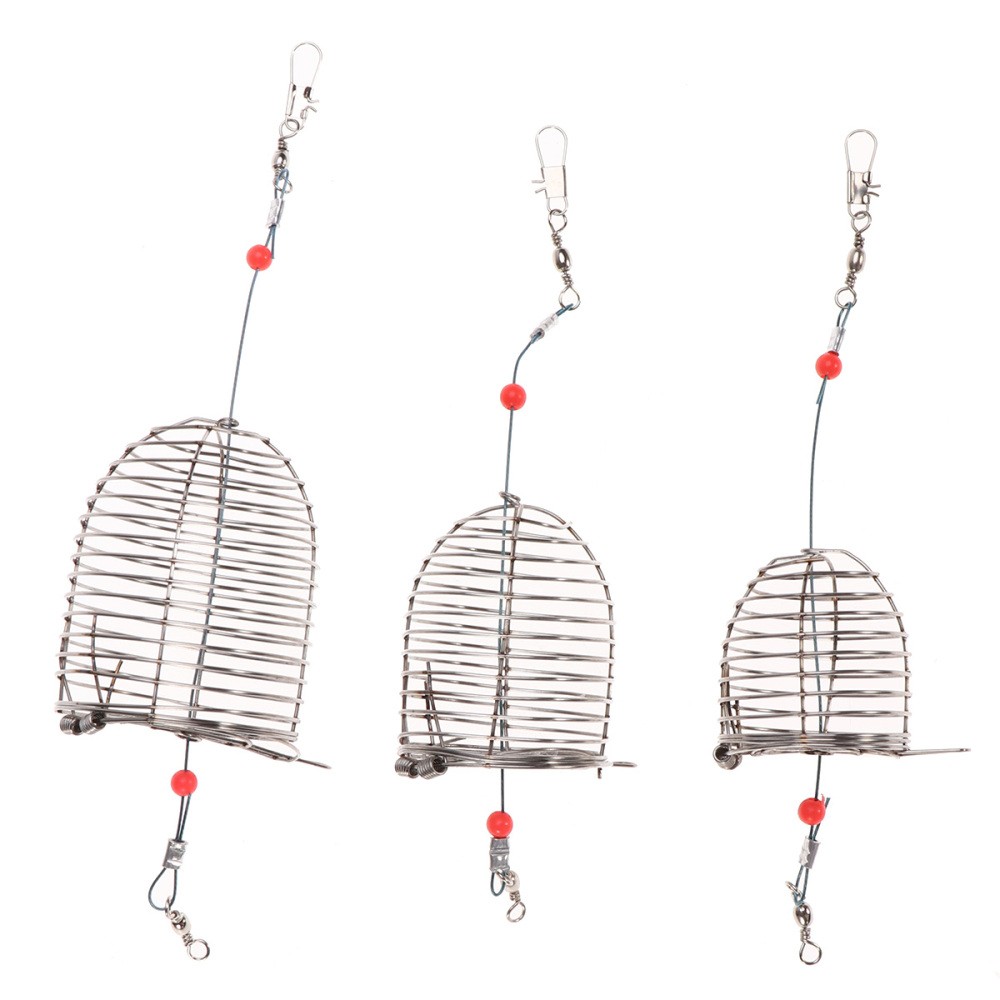 5 PCS Fishing Accessories Basket Set Bait Block Holder Cage Feeder - Image 6