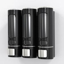 Shampoo and Conditioner Dispenser Shower soap Dispenser No Drill Wall-Mounted...