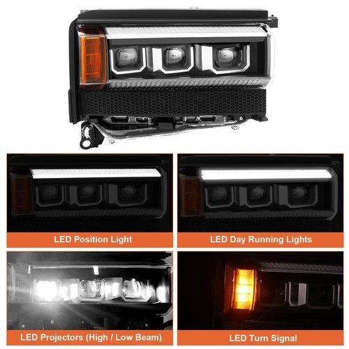 Conjunto de par de faros LED con DRL RH+LH para Land Cruiser Prado LC250 2024-2025 - Imagen 3 de 18