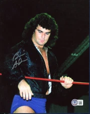 Brian Adias  Autographed 8x10 WCCW   Beckett Witness    Free Shipping  #2
