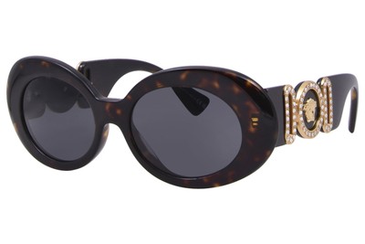 Versace VE4426BU 108/87 Sunglasses Havana/Gold/Dark Grey  display picture 3