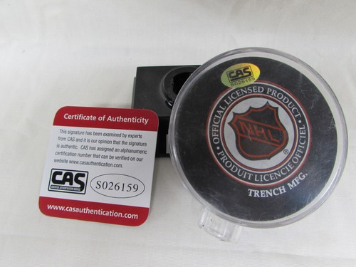 Bill Guerin #12 Autograph NJ Devils Hockey Puck CAS Authentic - Picture 3 of 3