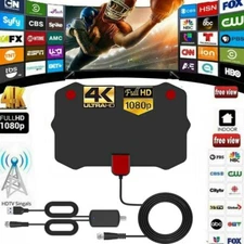 5600 Miles Range Digital TV Antenna 1080P HD Skywire 4K Antena Digital Indoor HD