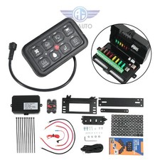 New Dimmable Off Road Light Controller 8 Gang Led Switch Panel Kit Automatic
