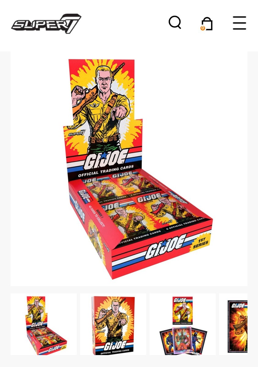2000年 スーパー耐久 ColleCa JFB Collection カード 2023 Super 7 Hasbro GI JOE Series 1 UNOPENED Trading Card PACK