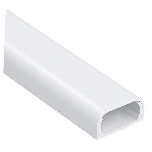 Cable Hider Raceway Kit, 68in Wire Hiders for TV on Wall, Paintable Large White - 第 1/8 張圖片