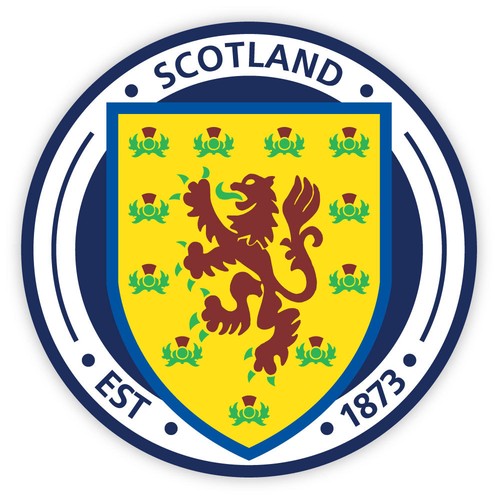 Scottish EST. 1873 Scotland Football Association sticker decal 4" x 4"