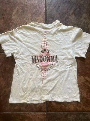 Madonna Like A Prayer Promo Tee Shirt Kate Bush 80s Celine