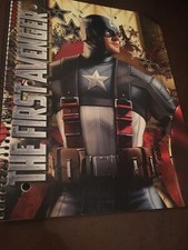 The Avengers Spiral 1 Subject Notebook 80 Wide Ruled Sheets 10.5in x 8in