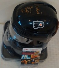 Brian Propp Philadelphia Flyers signed autographed mini helmet JSA COA