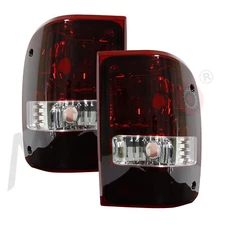 2001-2011 Ford Ranger Red Smoke Tail Lights Brake Lamps Left & Right Aftermarket