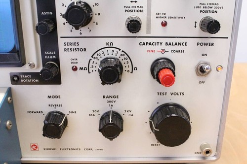 Kikusui Electronics 5802 Curve Tracer in funktionstüchtigem Zustand Schiff JP gebraucht - Bild 3 von 9