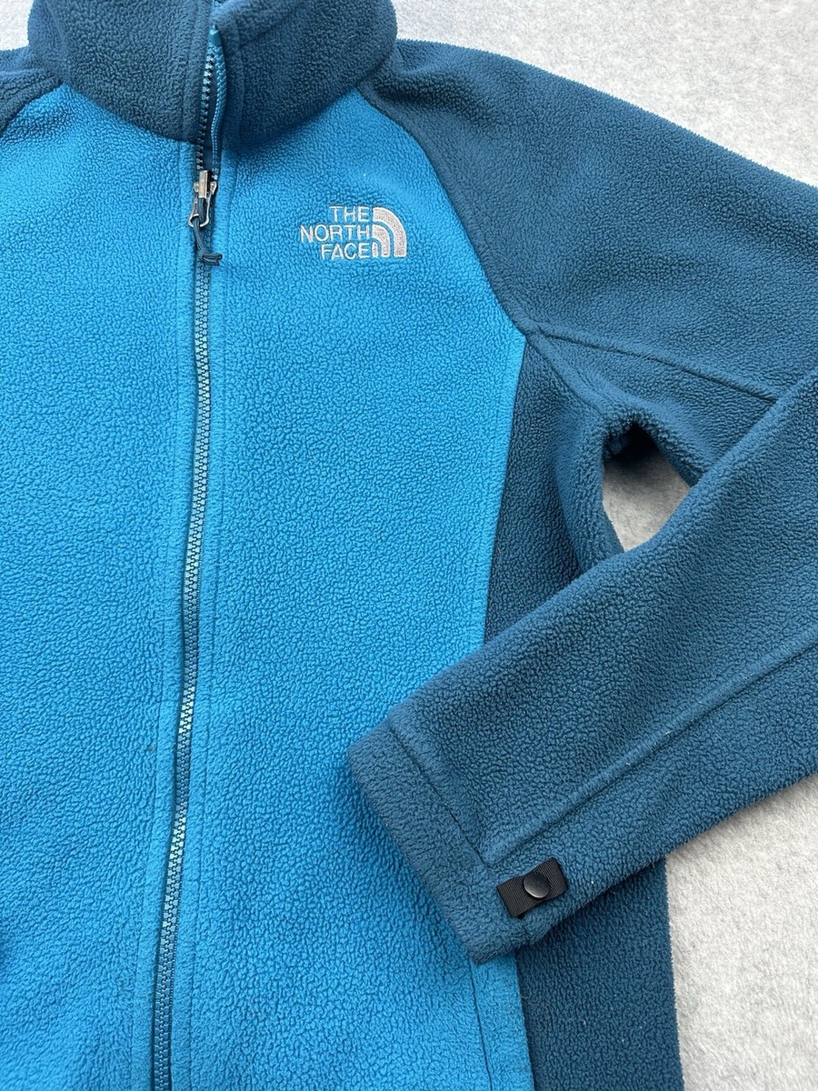 Used Womens 00s The North Face FLASH DRY Blue Fleece Jacket Size L 古着 THE NORTH FACE Women's Fleece Jacket S Flashdry Blue