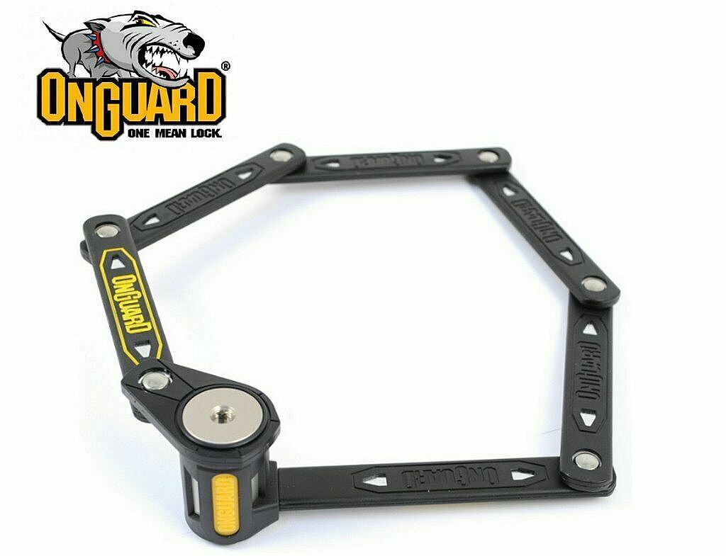 KEMOEM] 8116 K9 Onguard Folding Link Bike Security Lock for sale