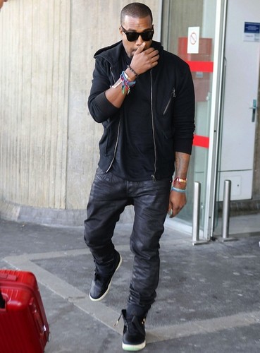 DIOR HOMME Black Waxed Jeans \