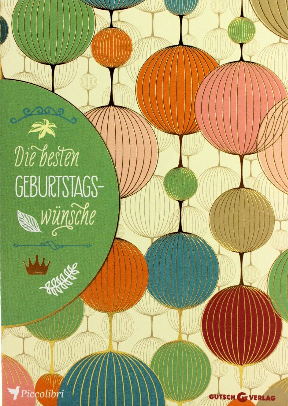 Geburtstagswünsche Büchlein Grußkarte Format Geschenk schöne Sprüche Geburtstag